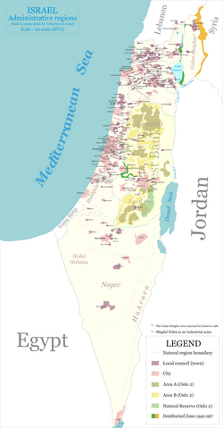 Andrew c's source map. 4 March 2006. © Israel Central Bureau of Statistics.