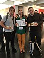 Winners in Brussels with the "Barres Gourmandes de la Diversité"