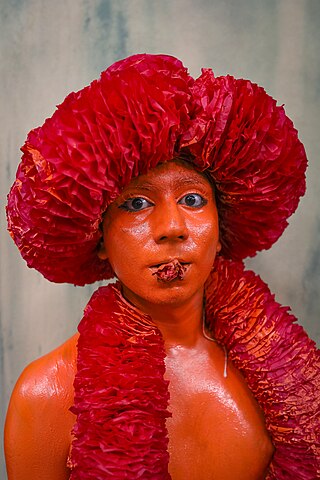 Hindu devotee in Lal Kach Festival, Bangladesh