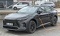 * Nomination: Toyota bZ4X in Filderstadt --Alexander-93 09:31, 22 March 2025 (UTC) * Review  Comment Look at the left fences, it's leaning. --Sebring12Hrs 14:56, 28 March 2025 (UTC)  Comment @Sebring12Hrs: Thanks for your review, I uploaded a new version.--Alexander-93 12:11, 30 March 2025 (UTC)