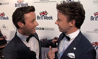 British actors, entrepreneurs, brothers Matthew Postlethwaite, Jeffrey Postlethwaite