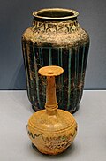 * Nomination: Persian art, 11th-12th century. --Lvova 08:03, 27 March 2025 (UTC) * Review The photo need more description, just "Vase" is not enough. Olivier LPB 14:10, 27 March 2025 (UTC) But the desription already contains much much more, and the inventory number with the link gives even more information. --Lvova 14:49, 27 March 2025 (UTC)