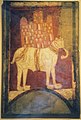 Romanesque war elephant from San Baudelio de Berlanga, Spain. 11th century.