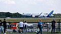 * Nomination: Airbus A321 XLR (F-WXLR) landing after a flying display at ILA Berlin Air Show 2024 --MB-one 11:41, 22 March 2025 (UTC) * Review The picture looks underexposed, and the main subject is partially obstructed by barbed wire. --Shougissime 18:37, 26 March 2025 (UTC) Pushed exposure 1/2 stop. Can't do anything about the fence. But IMO it's not a distraction, since it's well out of focus and doesn't really hide anything relevant. --MB-one 08:51, 29 March 2025 (UTC)