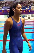 American-Cambodian swimmer Apsara Sakbun