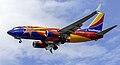 * Nomination Southwest Airlines Boeing 737-700 "Arizona One" landing at Baltimore-Washington International Airport, Maryland --Acroterion 02:10, 3 April 2025 (UTC) * Promotion Great colors, well exposed, sharp image, --Needsmoreritalin 02:40, 3 April 2025 (UTC)