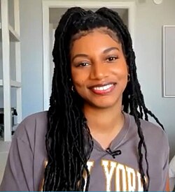 Sports journalist Taylor Rooks