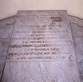 Tombstone of six Spanish Liberal politicians of the 19th century at the Panteón de Hombres Ilustres, Atocha, Madrid, Spain.