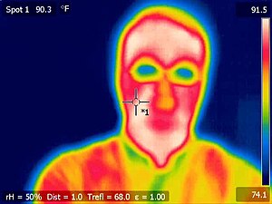 Thermal camera self-portrait