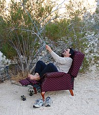 Belaying in Joshua Tree