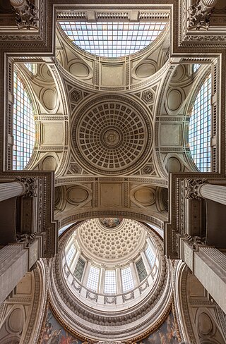 Ceiling of the Pantheon, Paris, France