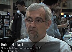 Canadian media professor Robert A. Hackett