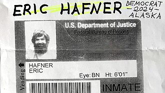 Prisoner and political candidate Eric Hafner