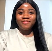 Nigerian fashion designer Veekee James