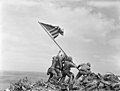 Raising the Flag on Iwo Jima (Q117693), photograph taken during the Battle of Iwo Jima of World War II