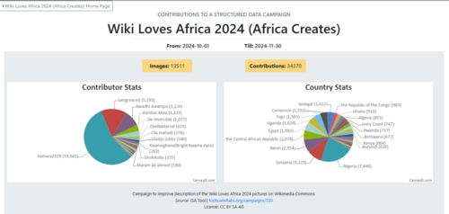Africa Creates ISA campaign results and stats