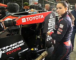 Racing driver Kaylee Bryson