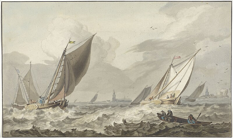 File:Zuiderzee met Medemblik in het verschiet, RP-P-OB-59.096.jpg
