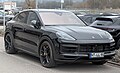 * Nomination: Porsche Cayenne Turbo GT in Filderstadt --Alexander-93 09:31, 22 March 2025 (UTC) * Review  Comment It's leaning a bit to the left, otherwise ok. --Sebring12Hrs 14:58, 28 March 2025 (UTC)  Comment @Sebring12Hrs: Thanks for your review, I uploaded a new version.--Alexander-93 12:11, 30 March 2025 (UTC)
