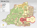 Map on the Geography of Vatican City page, showing the Ricciolo d'Italia just north of St. Peter's Square.