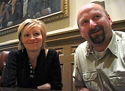 Belgian filmmaker Axelle Carolyn, husband, English filmmaker Neil Marshall