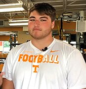 Football player Cooper Mays