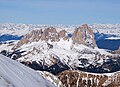 * Nomination Langkofel group seen from Marmolada. --Kallerna 09:28, 1 April 2025 (UTC) * Promotion  Support Good quality. --Harlock81 12:06, 1 April 2025 (UTC)