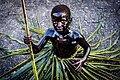 * Nomination: A child is dressed in the iconic "tiznao" costume, a traditional figure of the Santo Domingo Carnival. By User:Eddyvittini --Myrealnamm 21:26, 31 March 2025 (UTC) * Review Please add some categories --Ermell 06:19, 1 April 2025 (UTC)