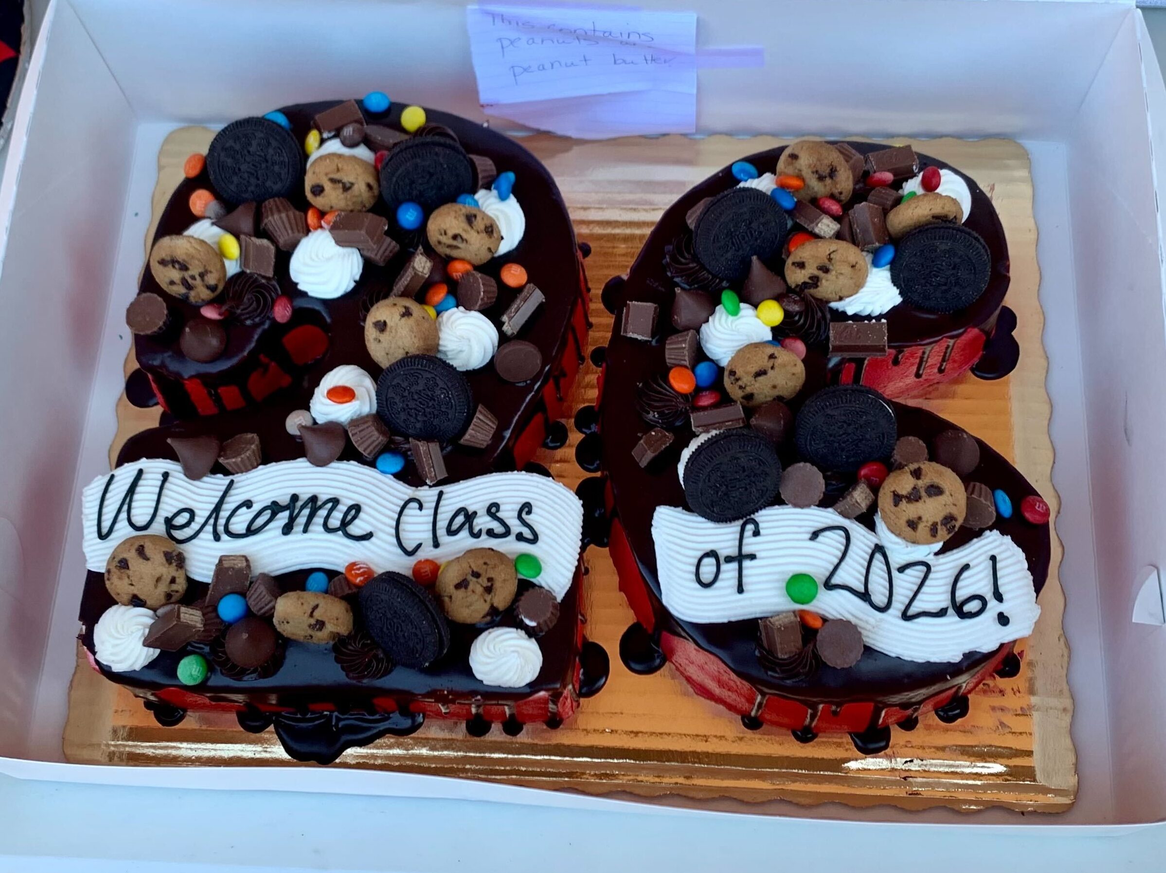 Cake that says "class of 26"