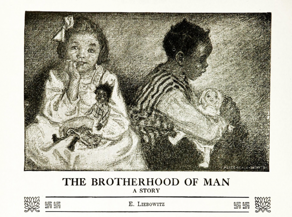 "The Brotherhood of Man." E. Liebowitz. 1919.