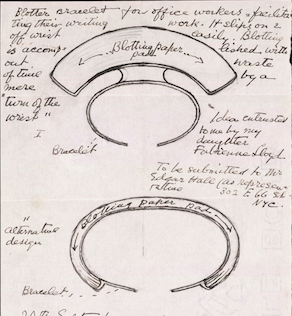 Loy's blotter bracelet design