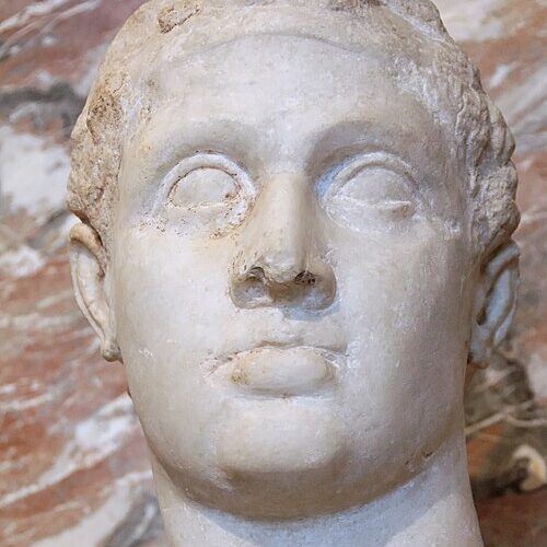 Stone bust of Cleopatra's father, Ptolemy XII Auletes