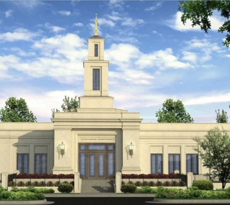 A photo of a church of Jesus Christ of Latter Day Saints.