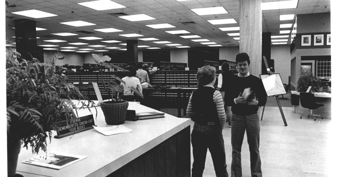 Circulation Desk, 1974