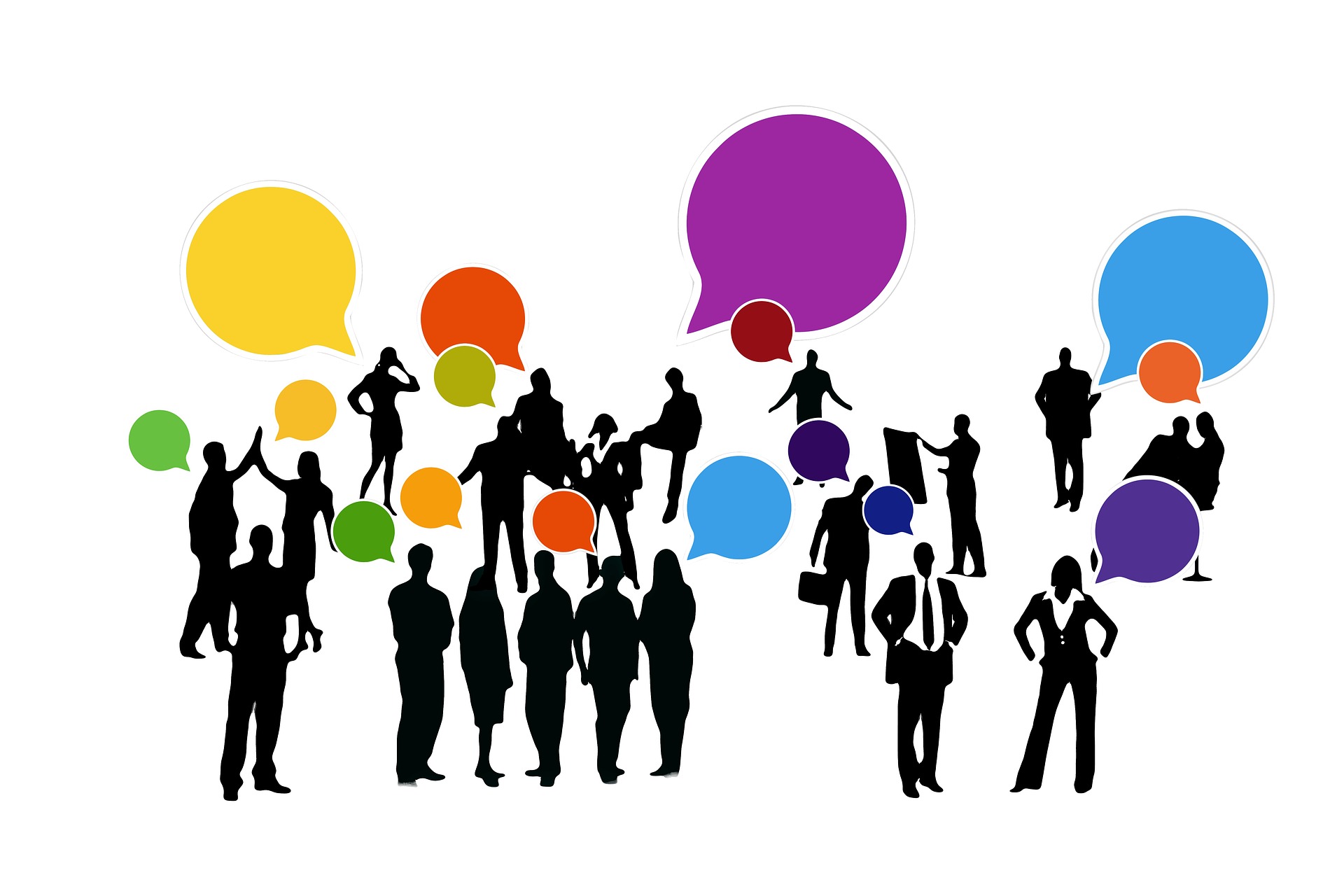 people of various backgrounds stock image.