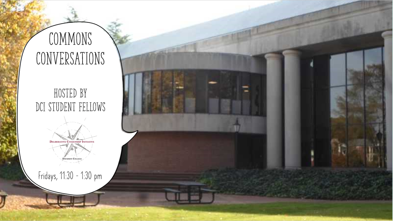 commons conversations flyer