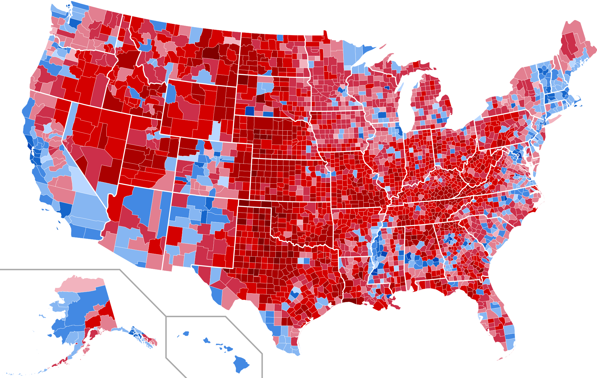 map of 2020 us election
