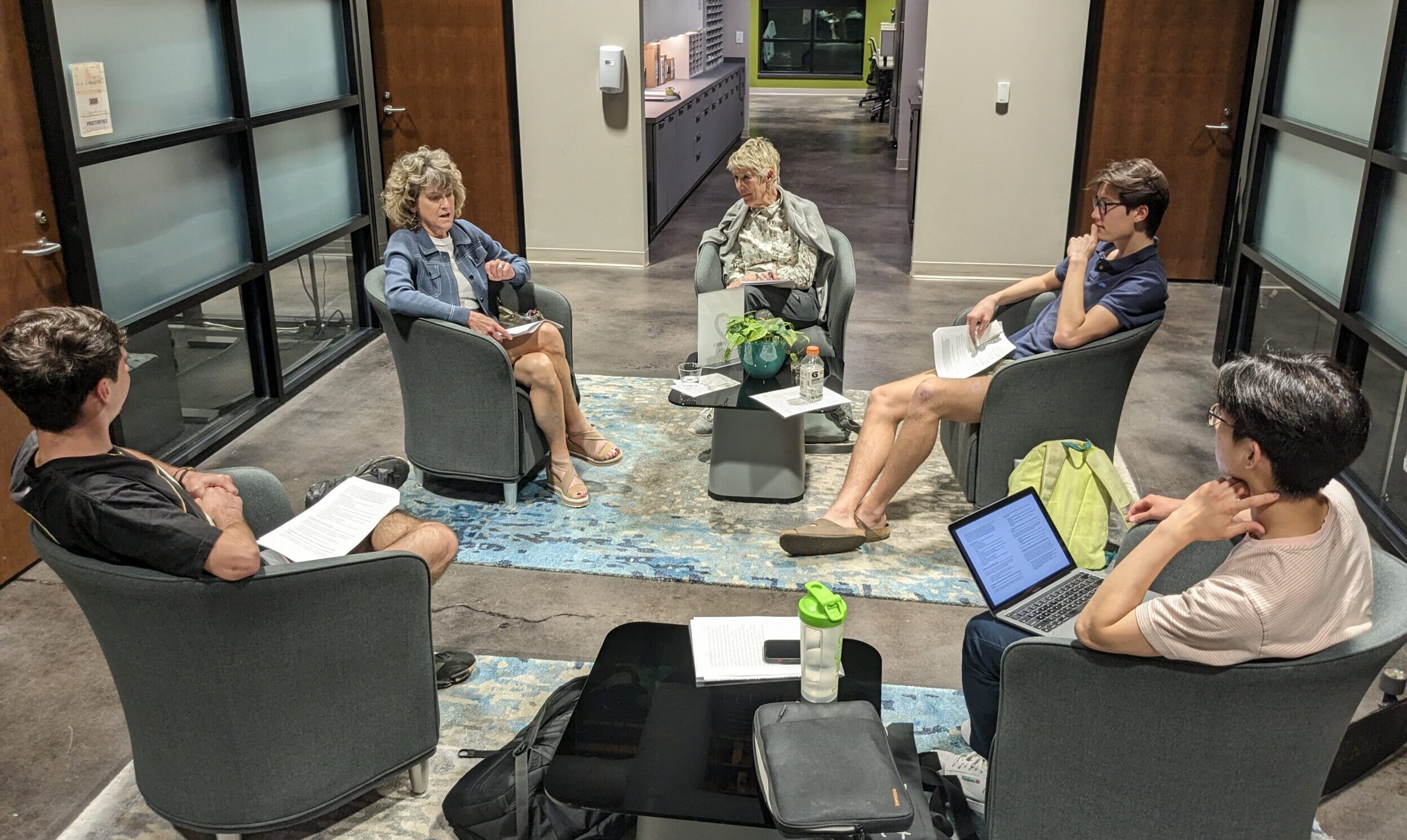 Group Discussion at the Jay Hurt Hub.