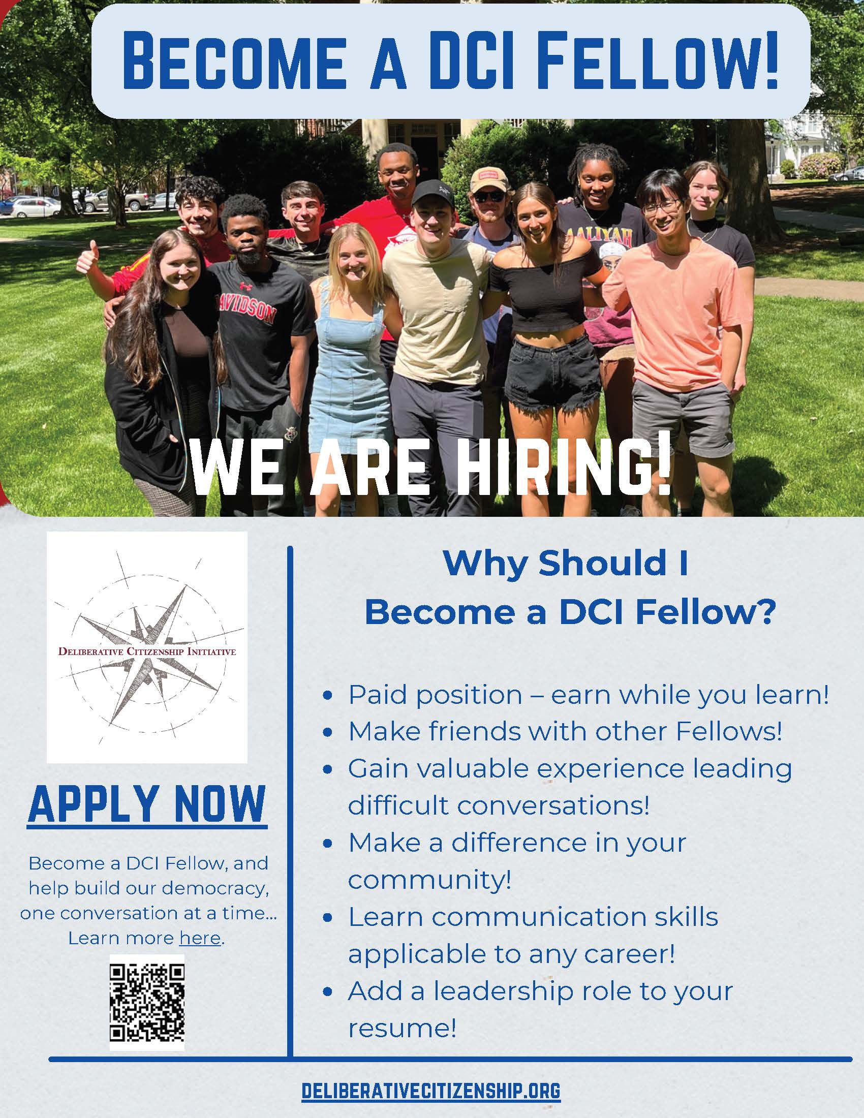 DCI Fellow Sign-Up Flyer.
