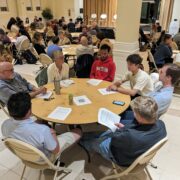 DCI Fellow Florian Moser facilitating a deliberation