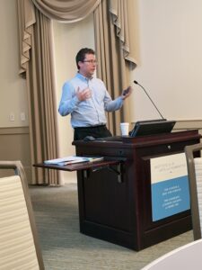 Kevin Marinelli presenting at the NC Campus Discourse Leaders Conference.