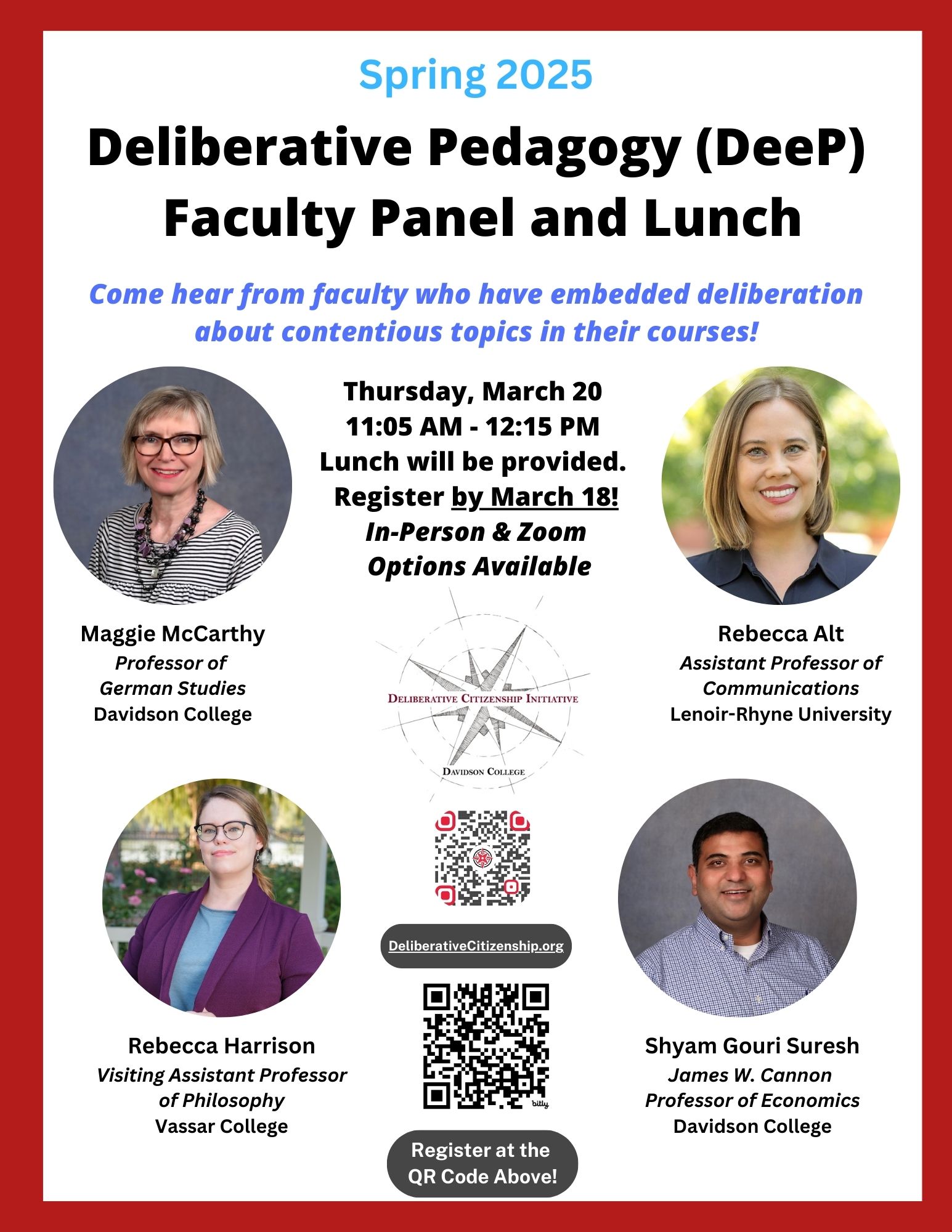 DeeP panel flyer.