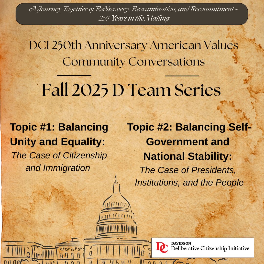 Flyer for Fall 2025 D Team Series.