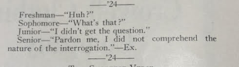 "Huh" joke from Caps and Bells