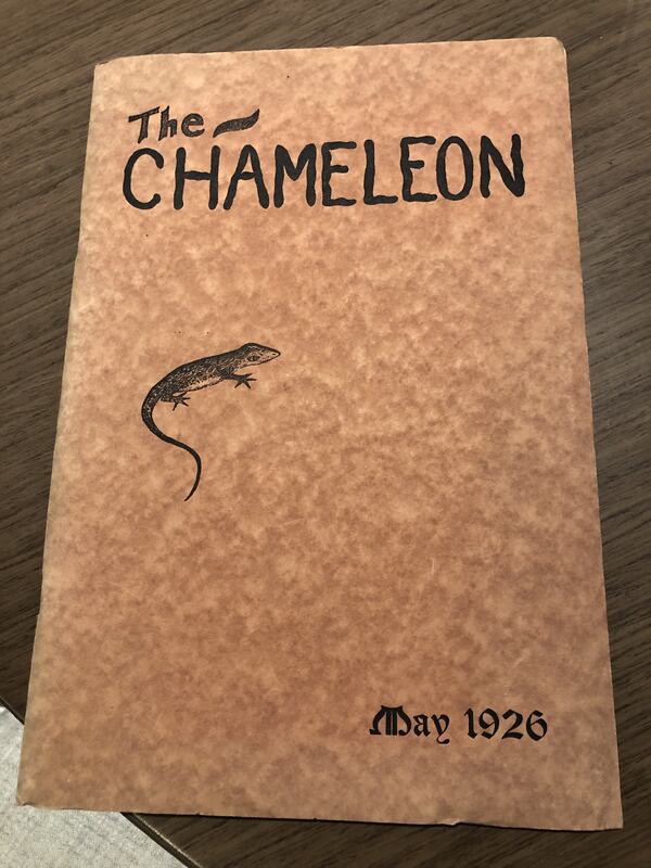 Cover of The Chameleon from May 1926