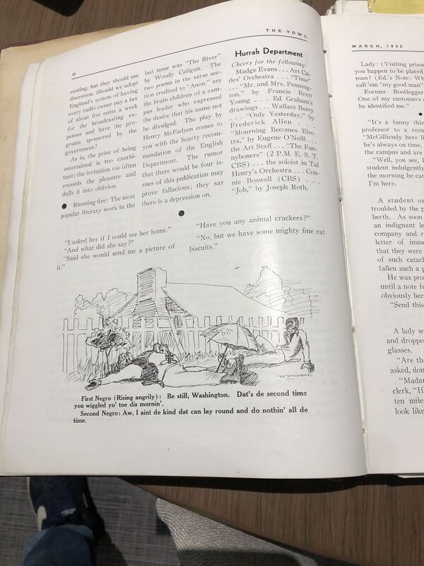 A Racist Cartoon, March 1932