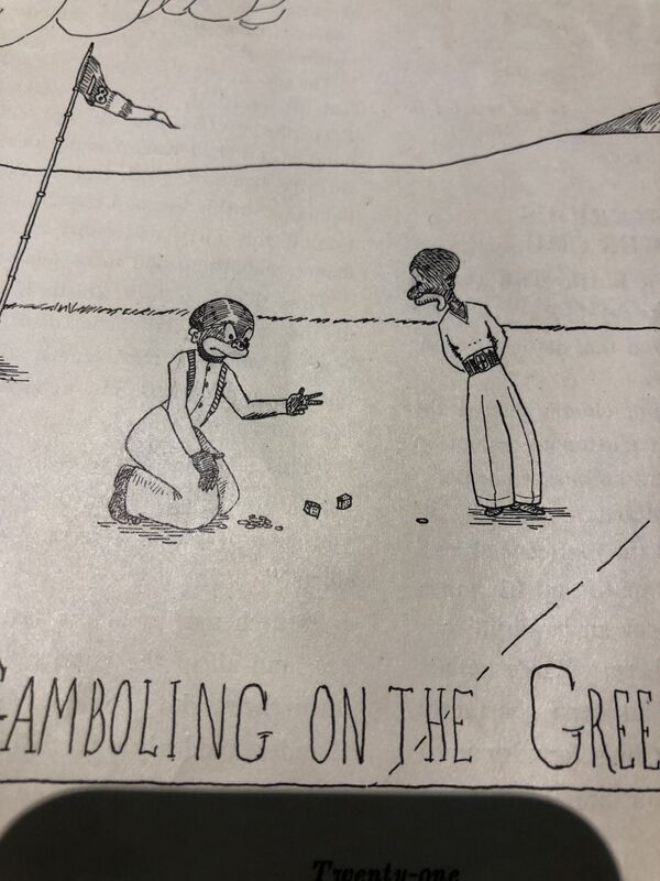 A Racist Cartoon, Yowl March 1936