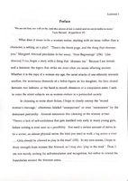 Screenshot of page 1, preface, of "Breaking the Silence" by Laura Susan Leibfreid