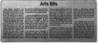 Screenshot of article from The Davidsonian about reading from visiting McGee professor