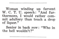 Image of a joke about the WCTU, and alcohol and adultery